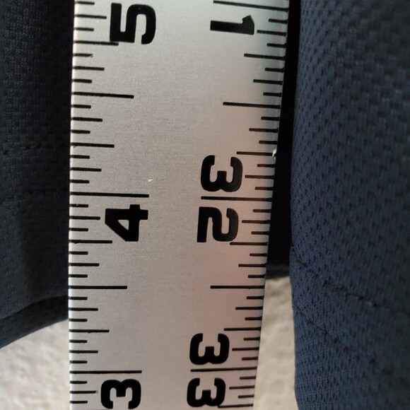 L.L.Bean Shirt Polyester 1/4 Quarter Zip Pullover Long Sleeve Men 3XL Blue Valin - Picture 11 of 14